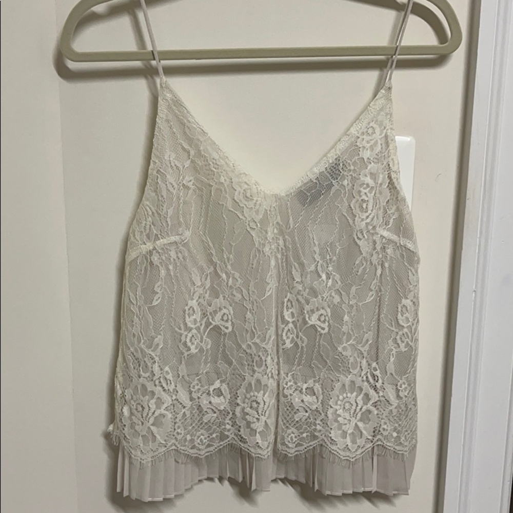 Fab’rik lace tank cami small